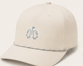 Hat: Refined Fit — Ivory/Dusty Blue